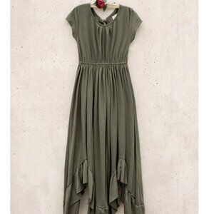 Joyfolie Braelynn Dress in Olive Size 12 girls